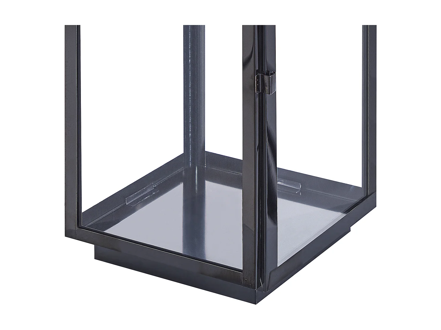 Lanterne BALI Acier inox 54 cm Noir