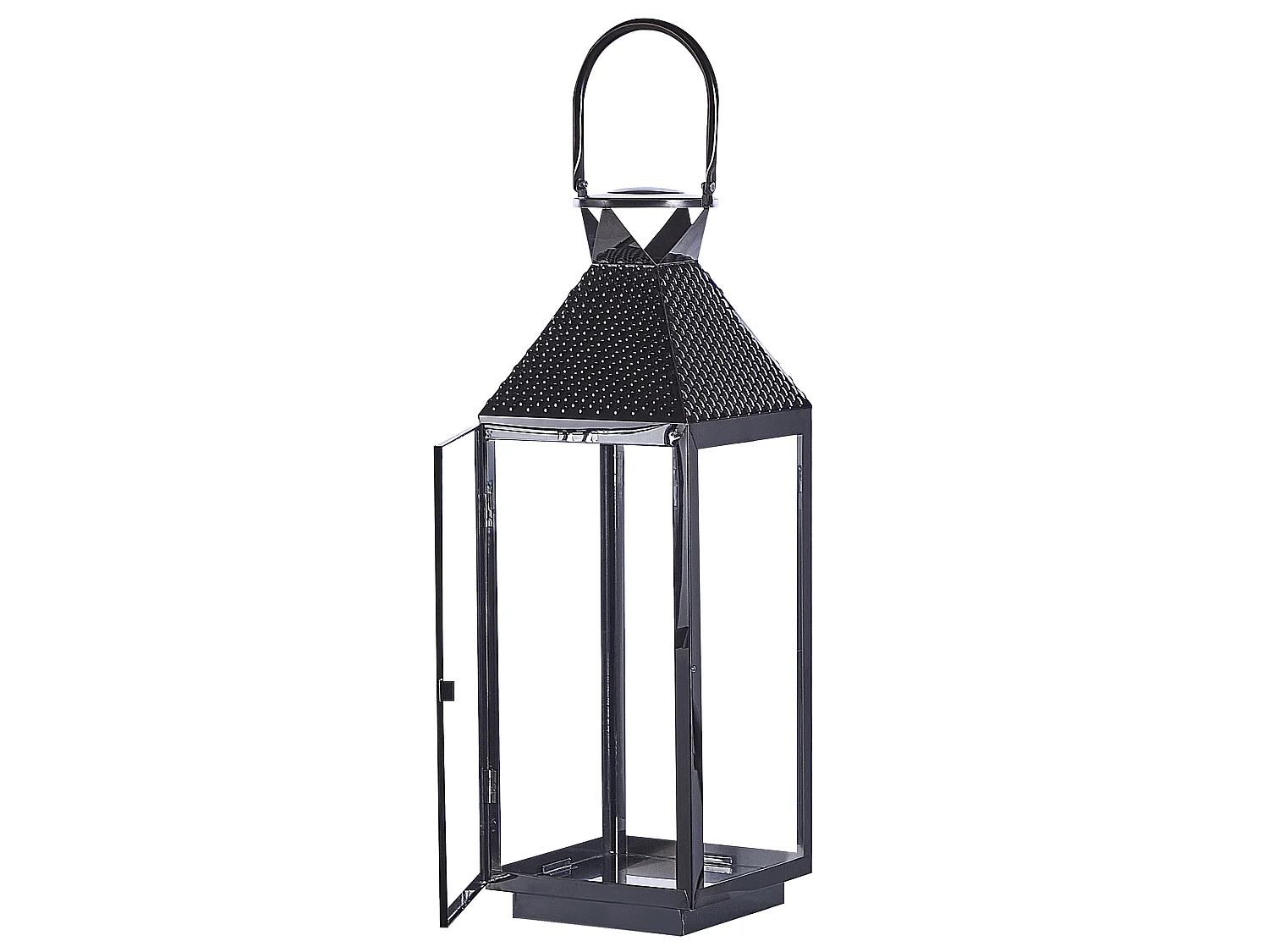 Lanterne BALI Acier inox 54 cm Noir