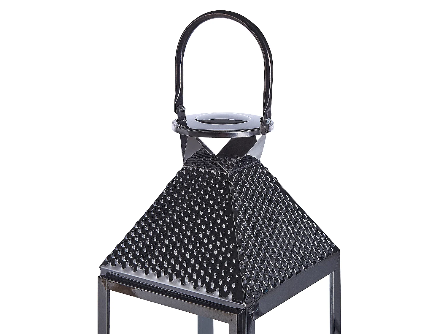 Lanterne BALI Acier inox 54 cm Noir