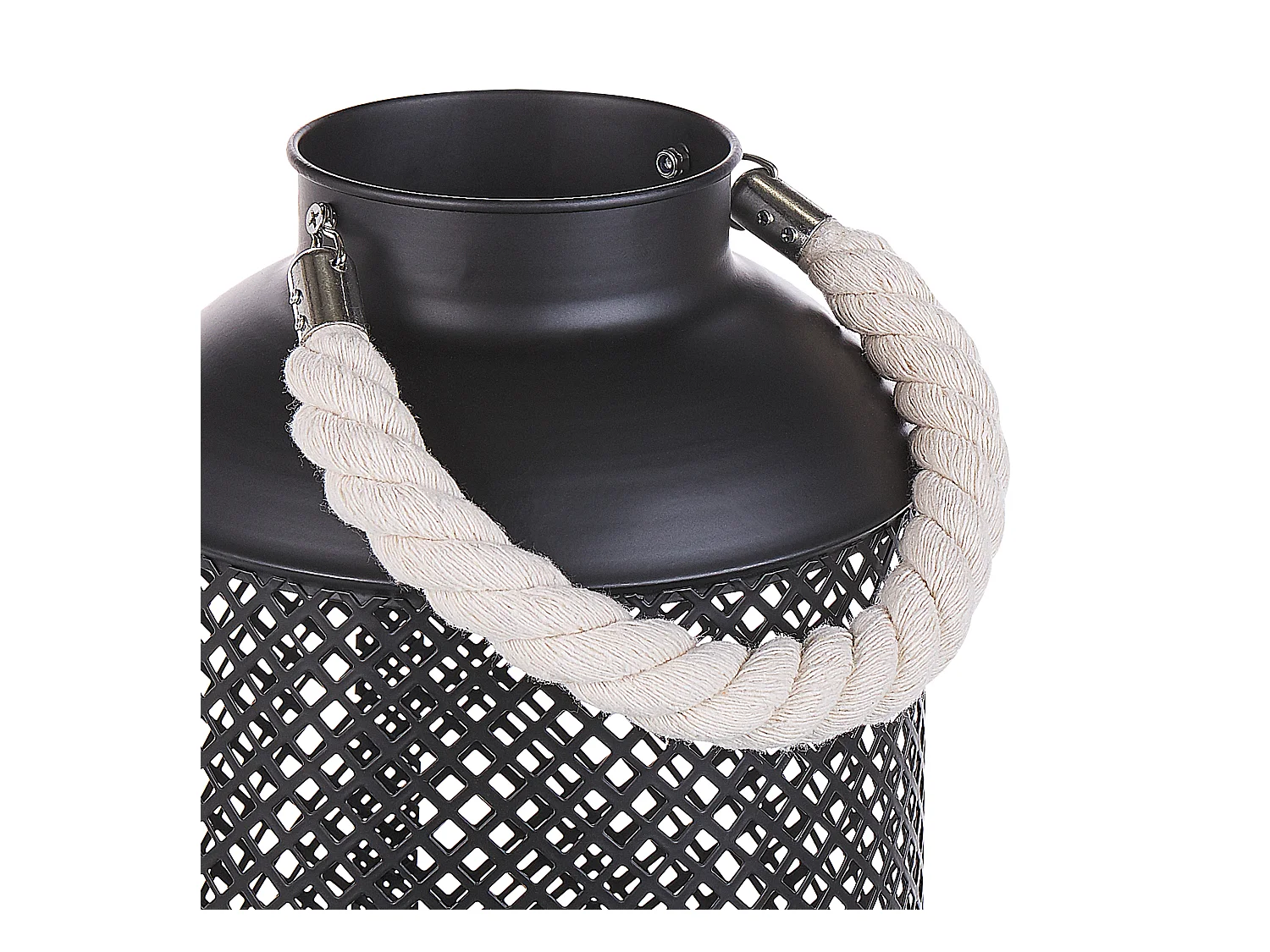 Lanterne CORON Métal 34 cm Noir