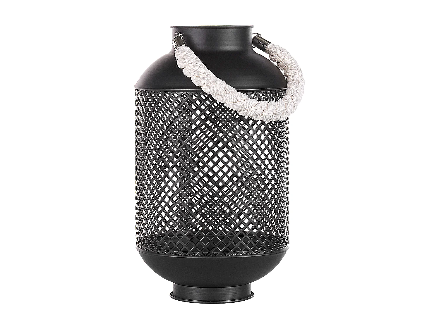 Lanterna CORON Metallo 34 cm Nero