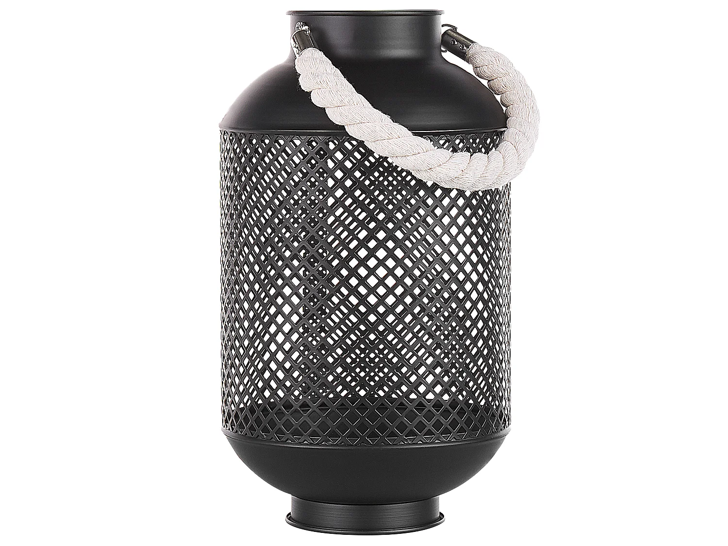 Lantern CORON Metal 34 cm Black