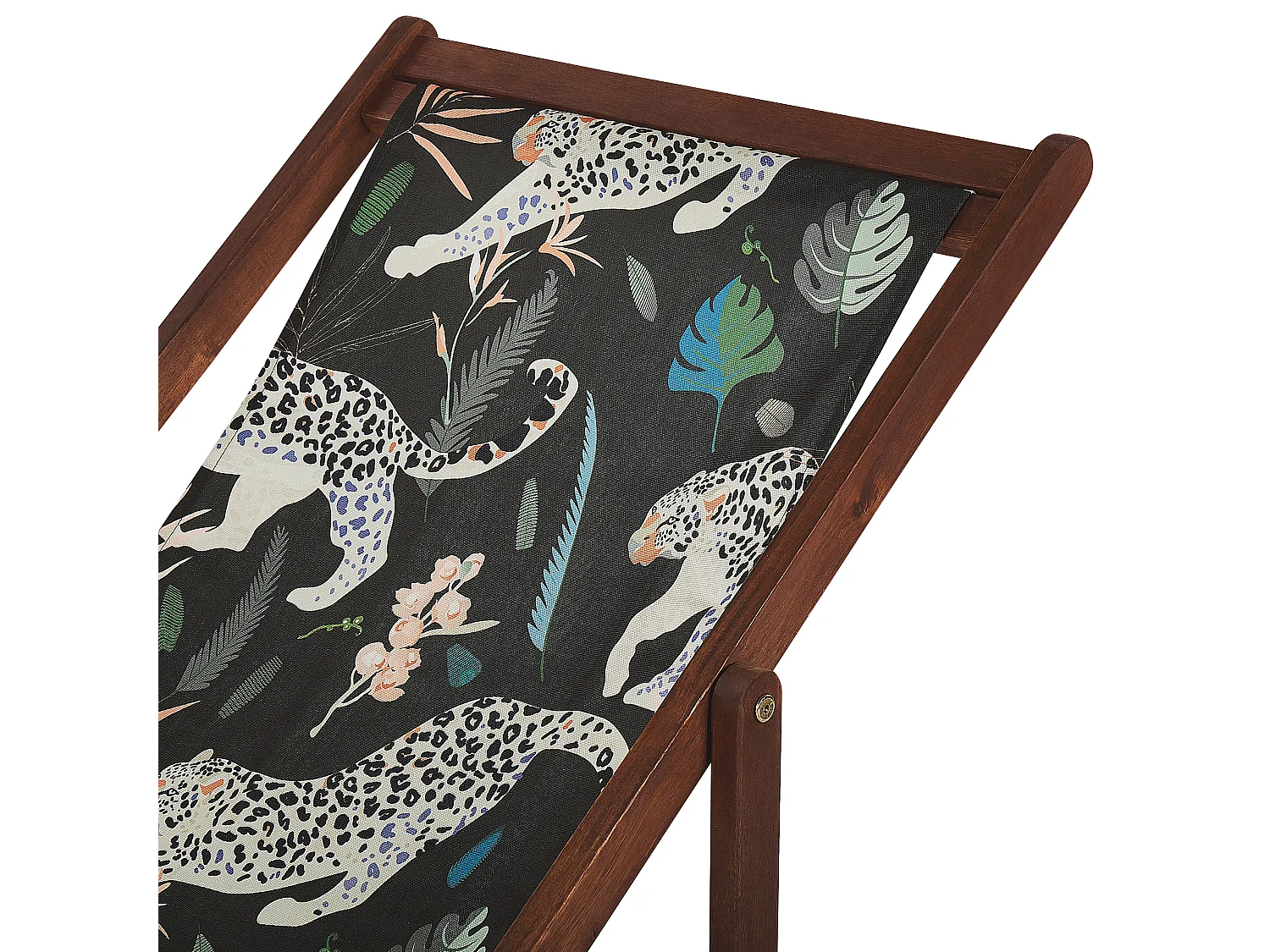 Tecido de substituição para espreguiçadeira ANZIO/AVELLINO 113 x 44 cm Preto