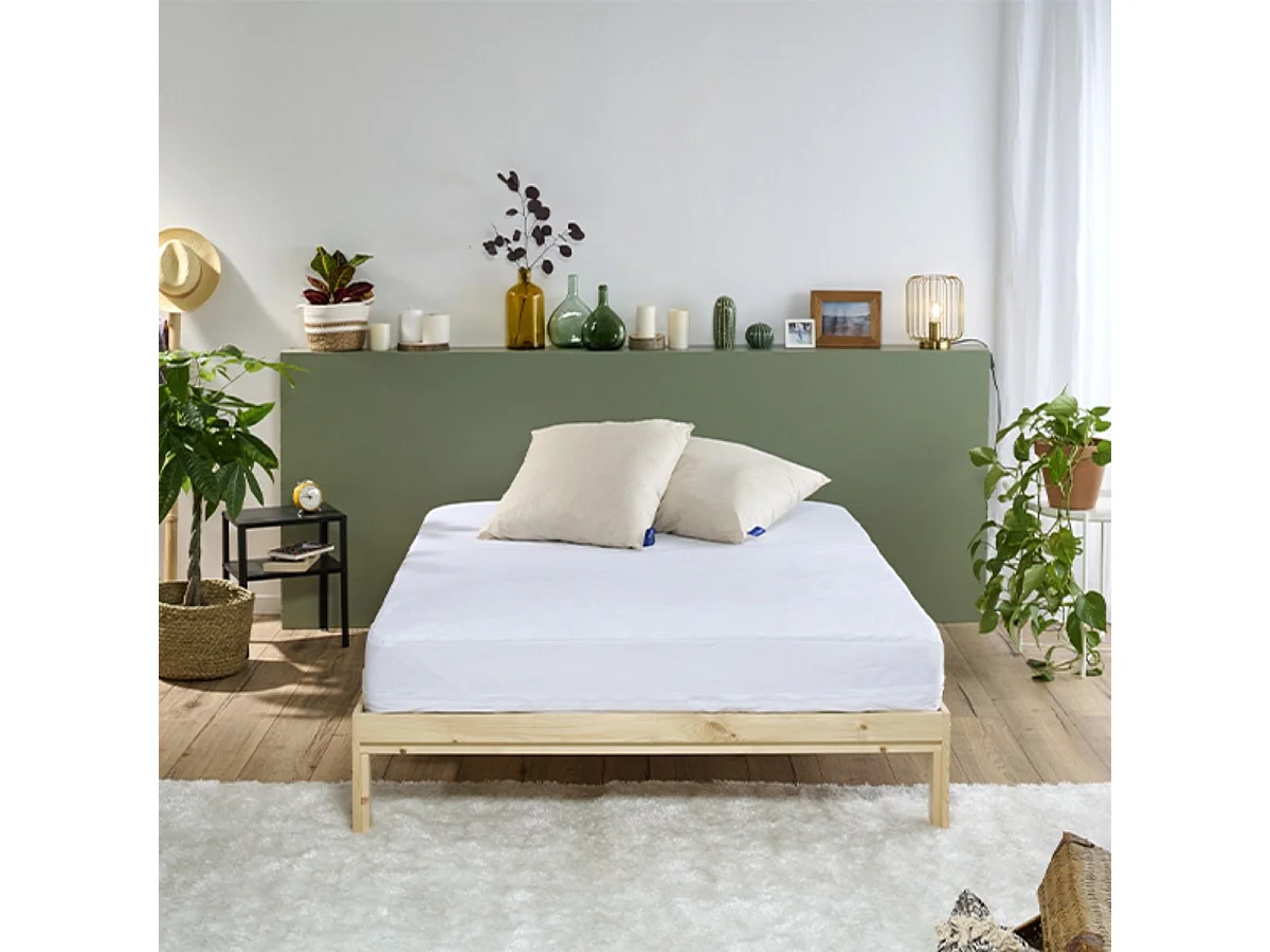 Housse de matelas intégrale anti punaises de lit - 100x190cm