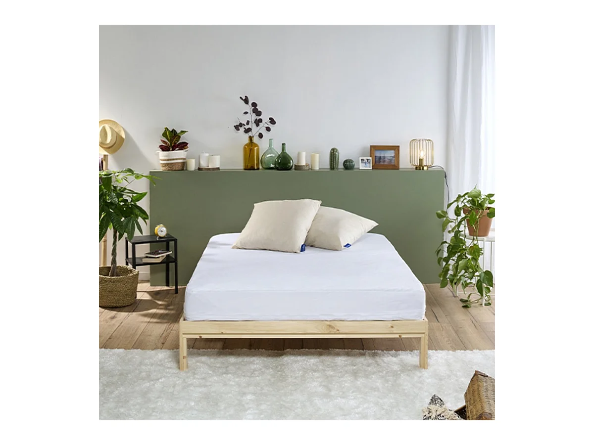 Housse de matelas intégrale anti punaises de lit - 160x200cm