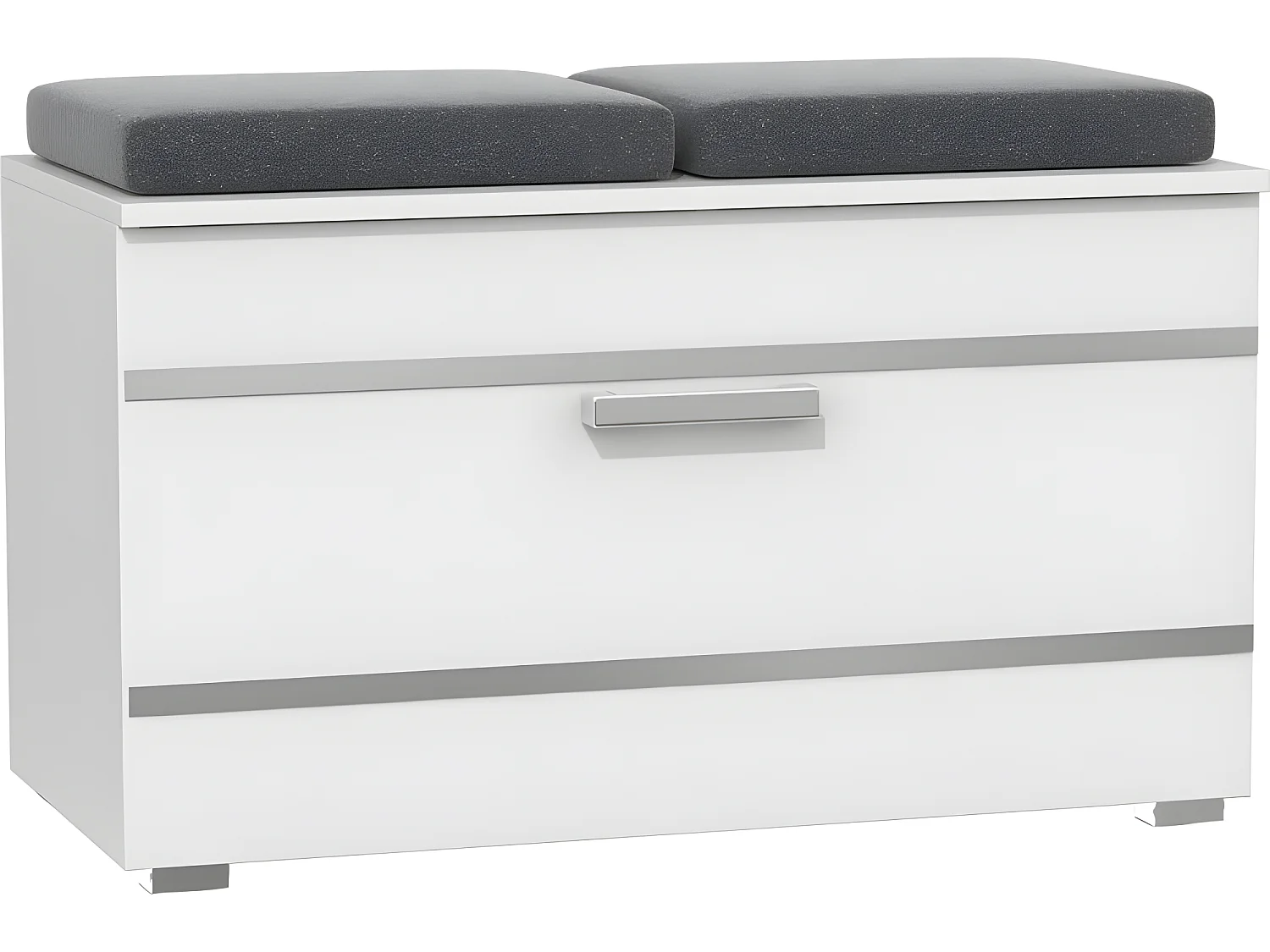 ALMORA - Scarpiera 85x45x35cm - Scarpiera - Ingresso - Scarpiera - 4 nicchie + 2 cuscini