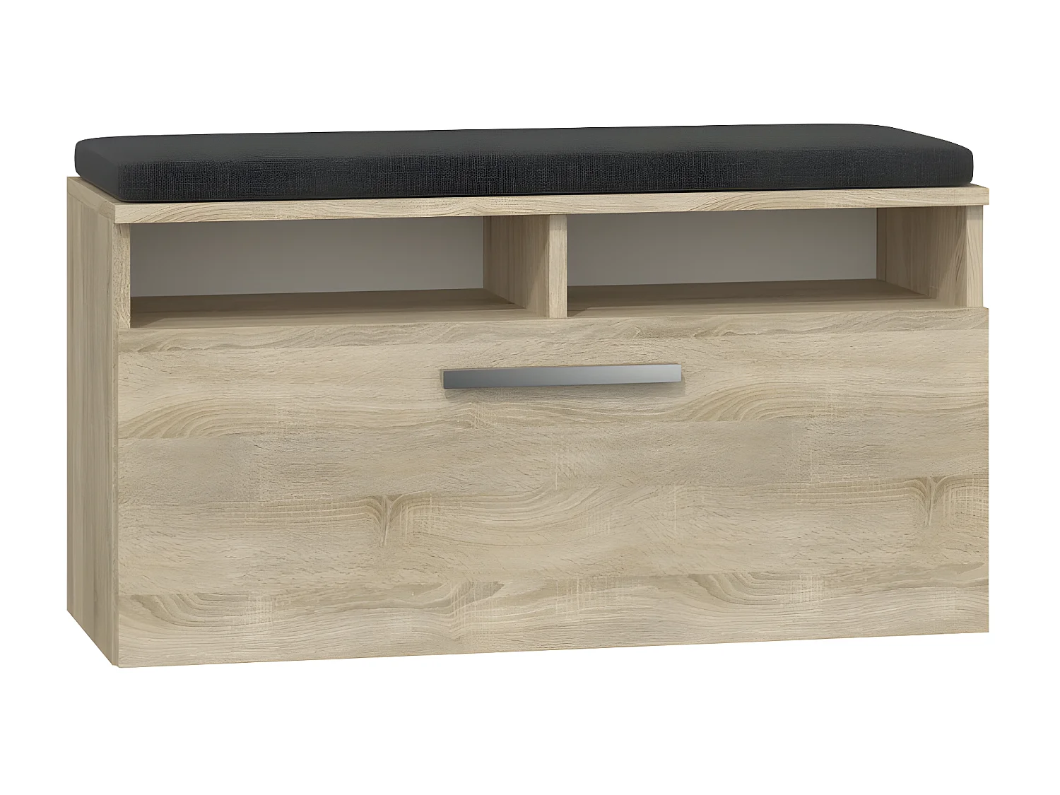 RIVI | Zapatero + asiento + almacenaje | Puerta basculante | 46x85x35 | 6 estantes | Armario de zapatos