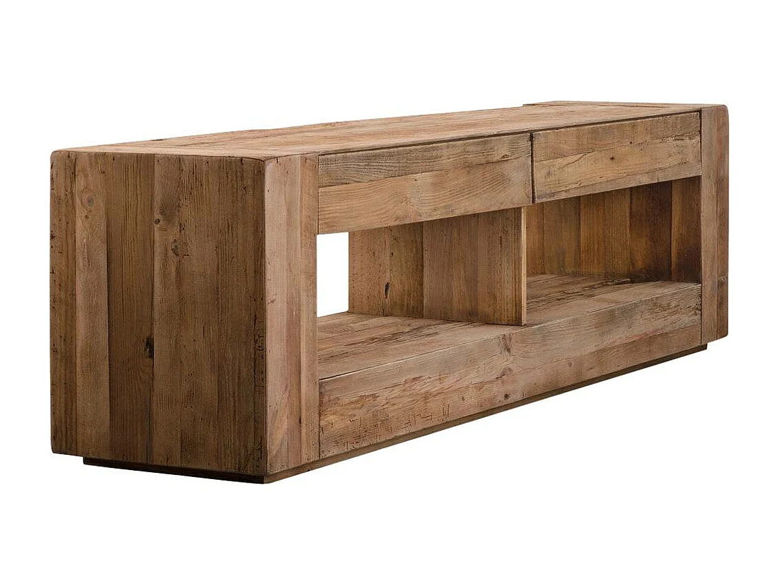 Meuble TV en bois recyclé 210 cm Blaise