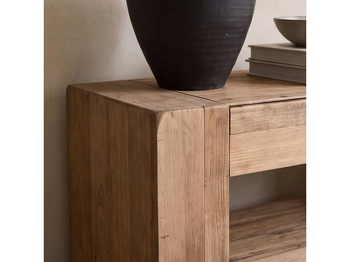 Meuble TV en bois recyclé 210 cm Blaise