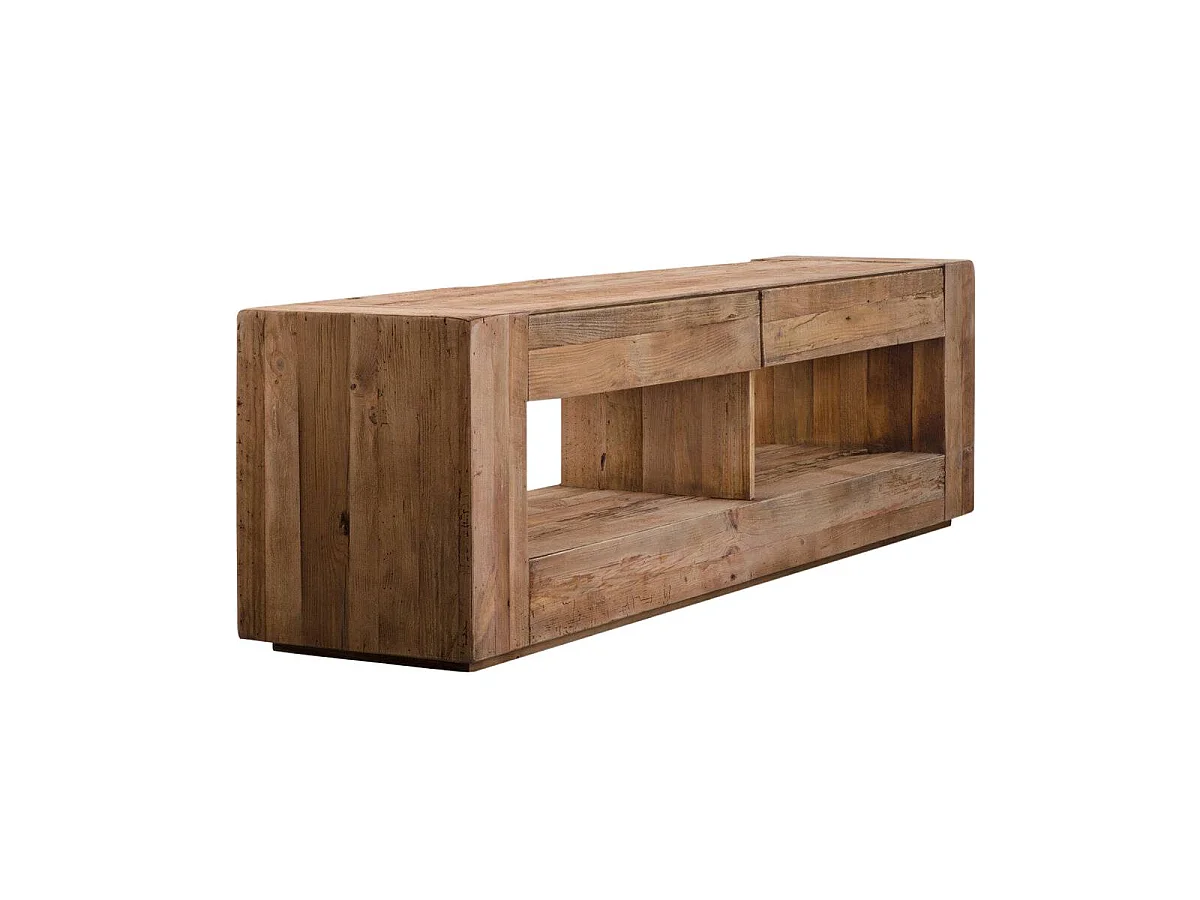 Meuble TV en bois recyclé 210 cm Blaise