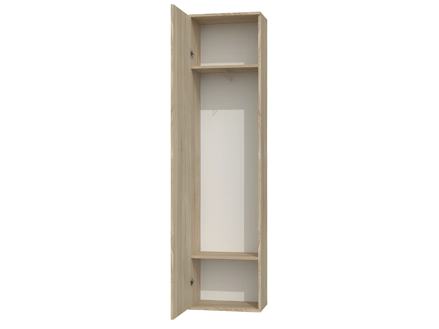 ATARA | Mueble de entrada con gran espejo | 180x50x35cm | Dos baldas + perchero | Muebles de entrada