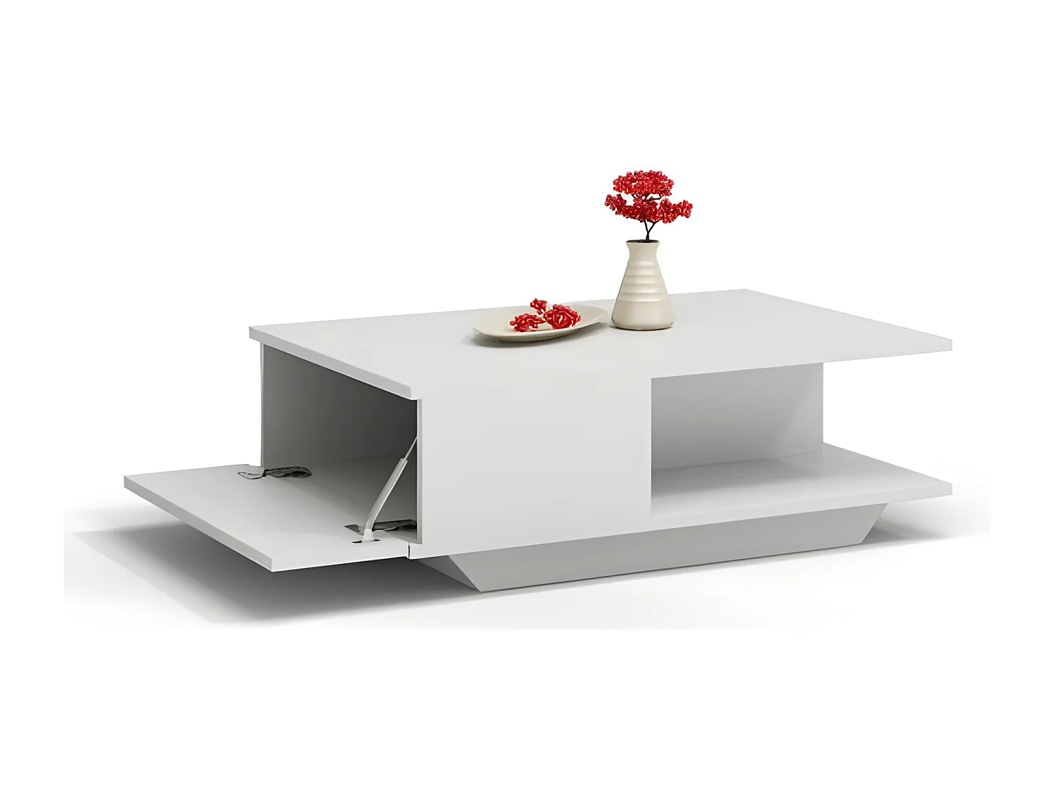 Table basse moderne pour salon avec un espace de rangement Denver