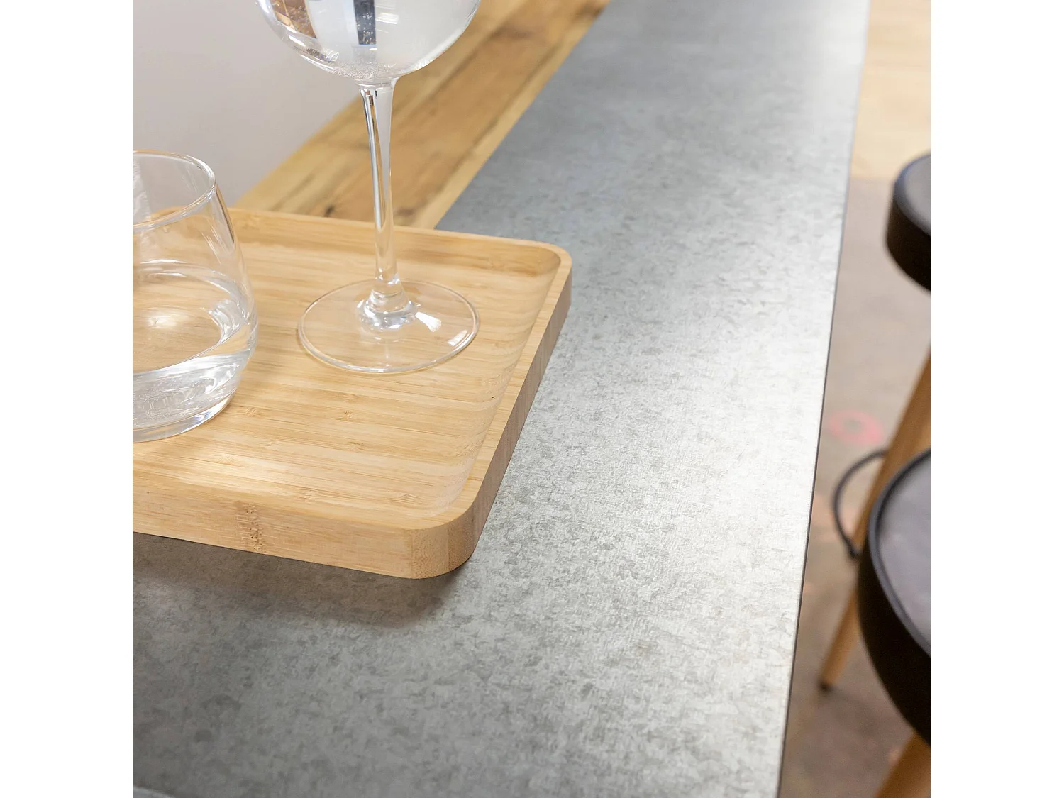 Meuble bar en bois recyclé 180 cm Garance