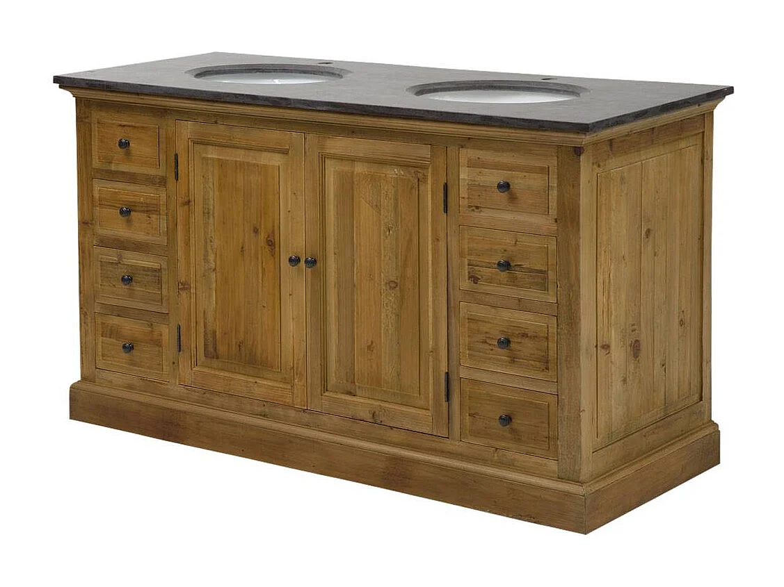 Mueble de baño en madera reciclada Ámbar