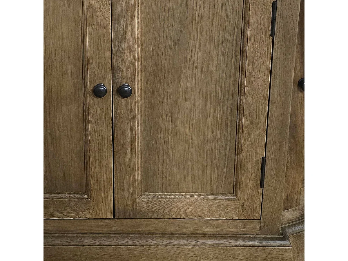 Mueble de baño de madera de roble Gaia con 4 puertas y 2 cajones