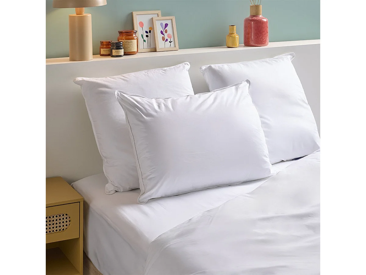 Oreiller moelleux gonflant 50x70cm