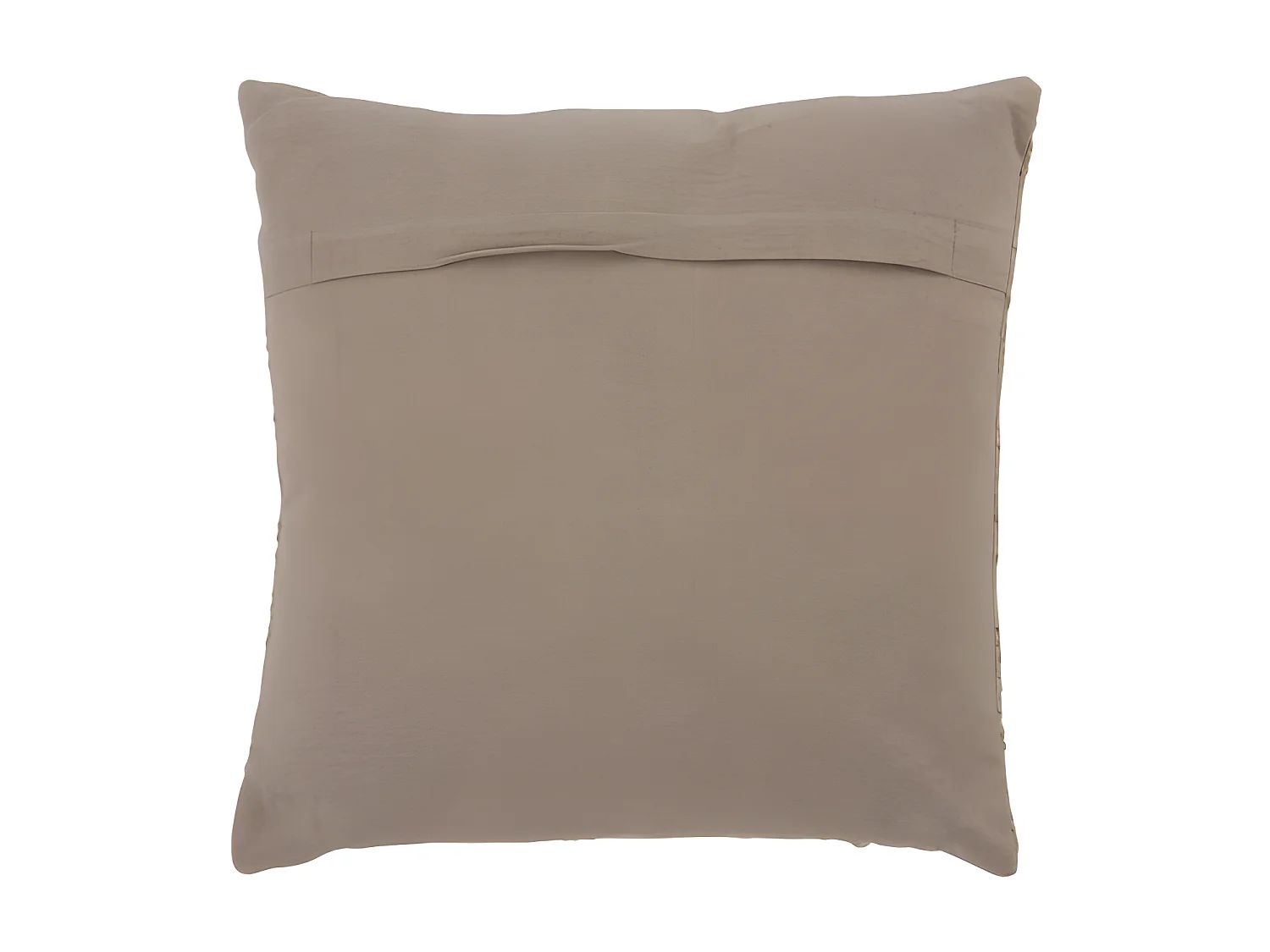 Coussin Carre Fayola Coton Marron - L 45 x l 45 x H 10 cm