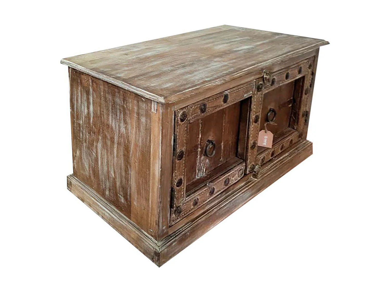 Tête de lit en simili-cuir coloris blanc - longueur 160 x profondeur 4 x hauteur 55 cm