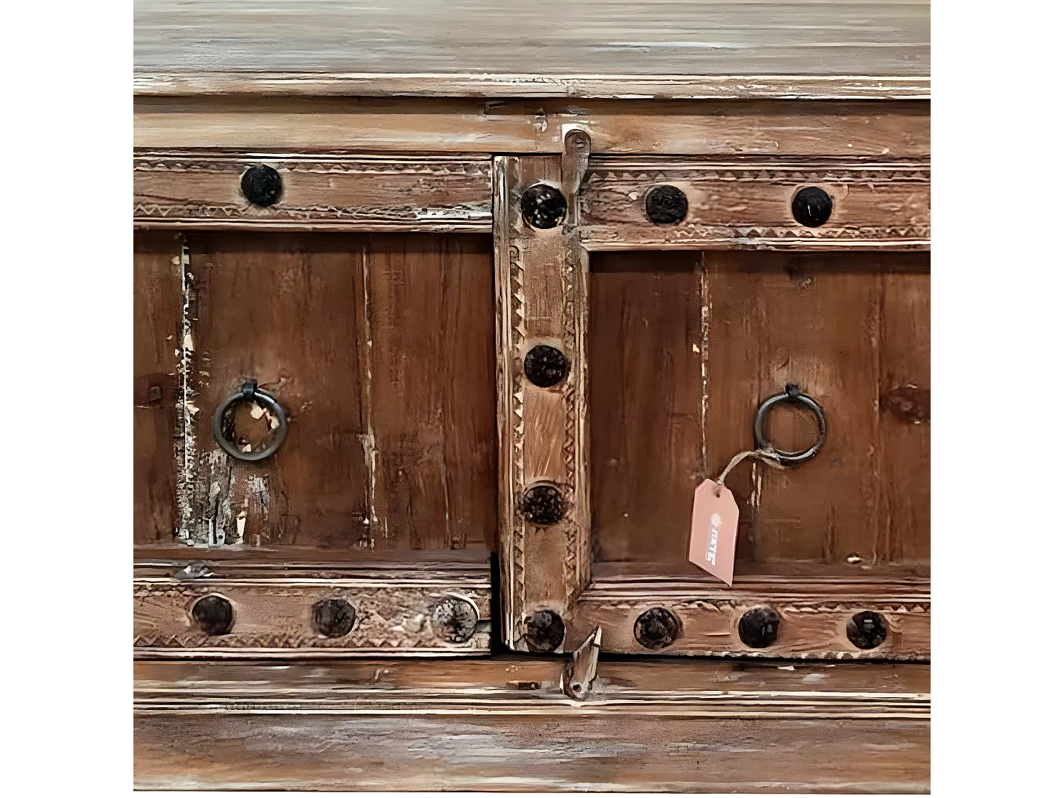 Tête de lit en simili-cuir coloris blanc - longueur 160 x profondeur 4 x hauteur 55 cm