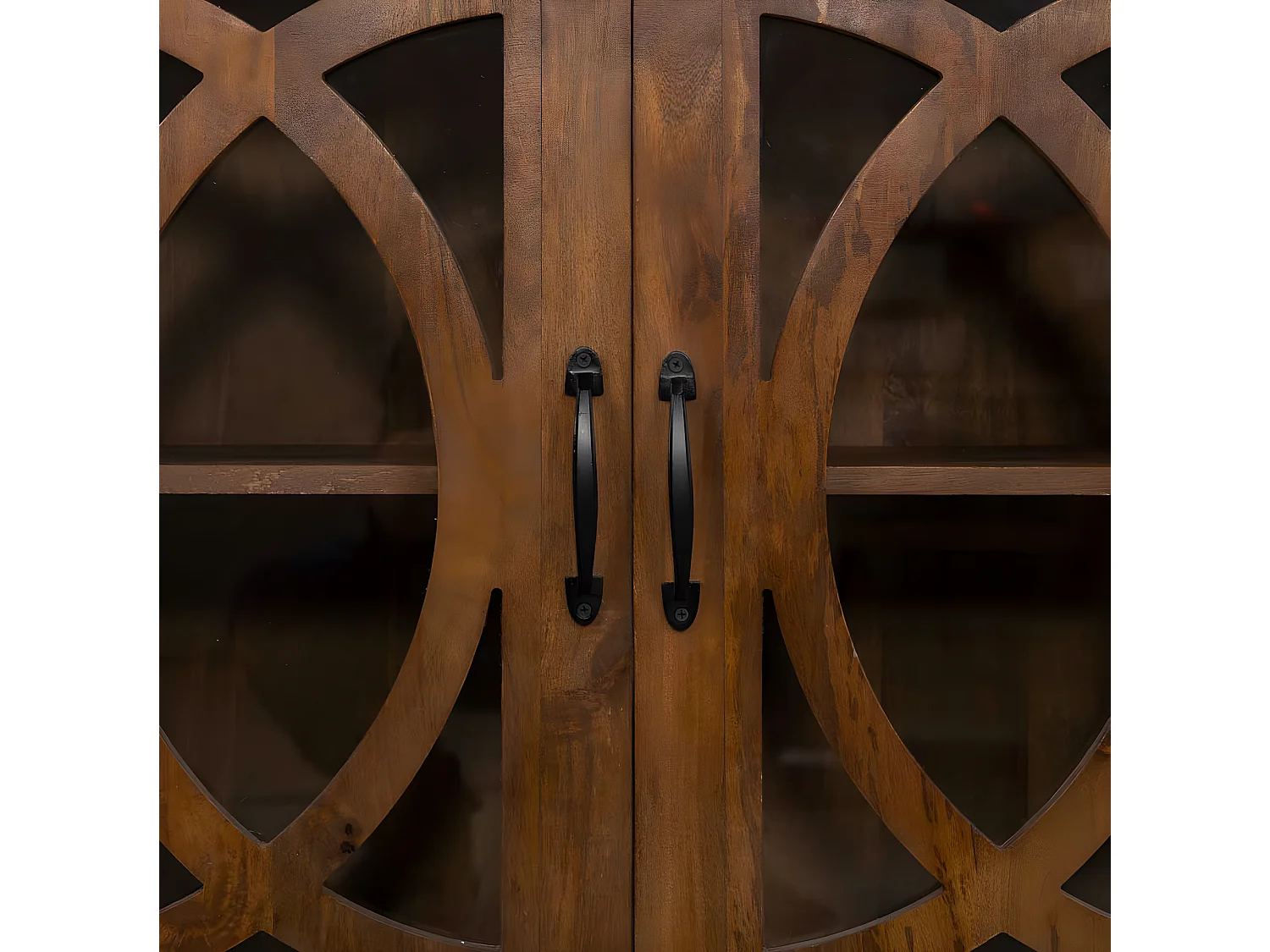 Tête de lit en bois coloris chêne Cambrian - longueur 156 x hauteur 45 cm