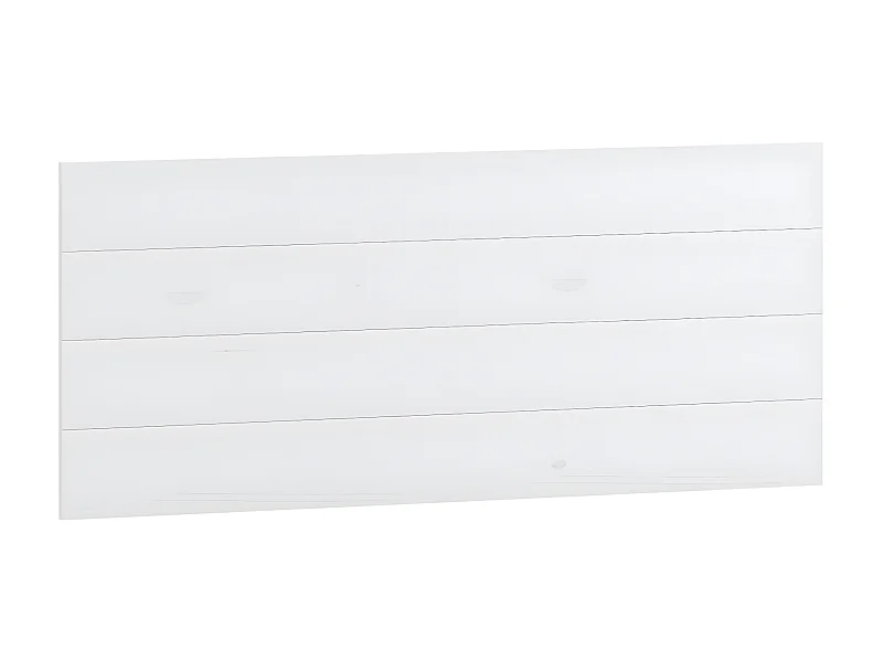 Tête de lit en bois coloris blanc - longueur 110 x hauteur 45 cm