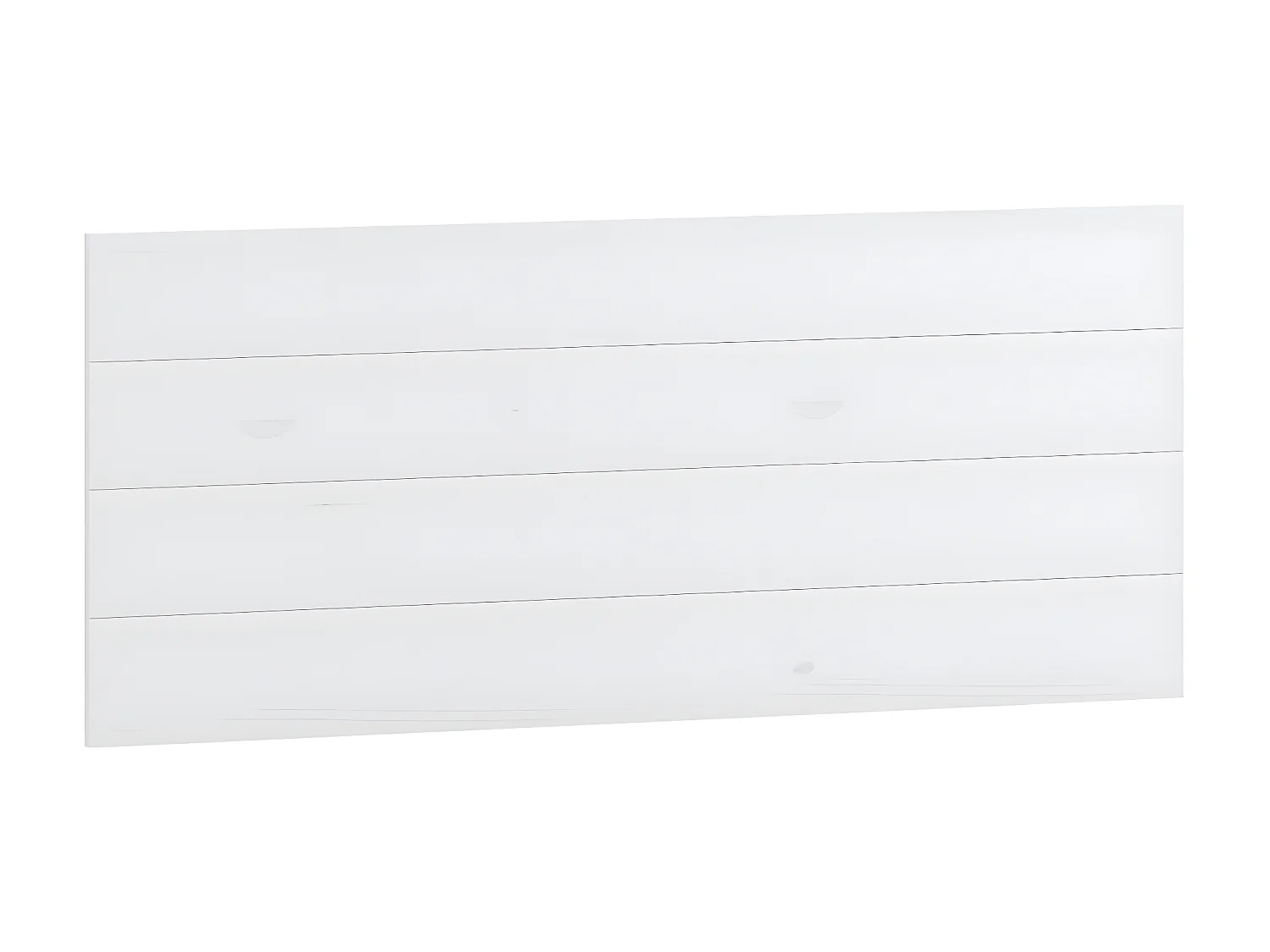 Tête de lit en bois coloris blanc - longueur 110 x hauteur 45 cm
