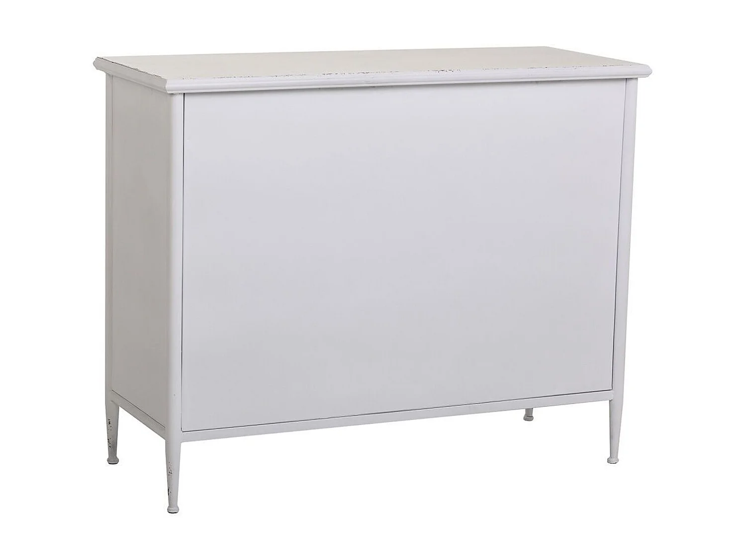 Tête de lit en bois coloris blanc - longueur 110 x hauteur 45 cm