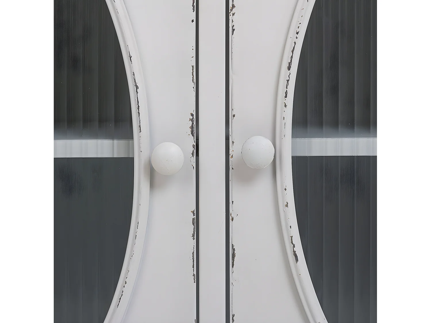 Tête de lit en bois coloris blanc - longueur 110 x hauteur 45 cm