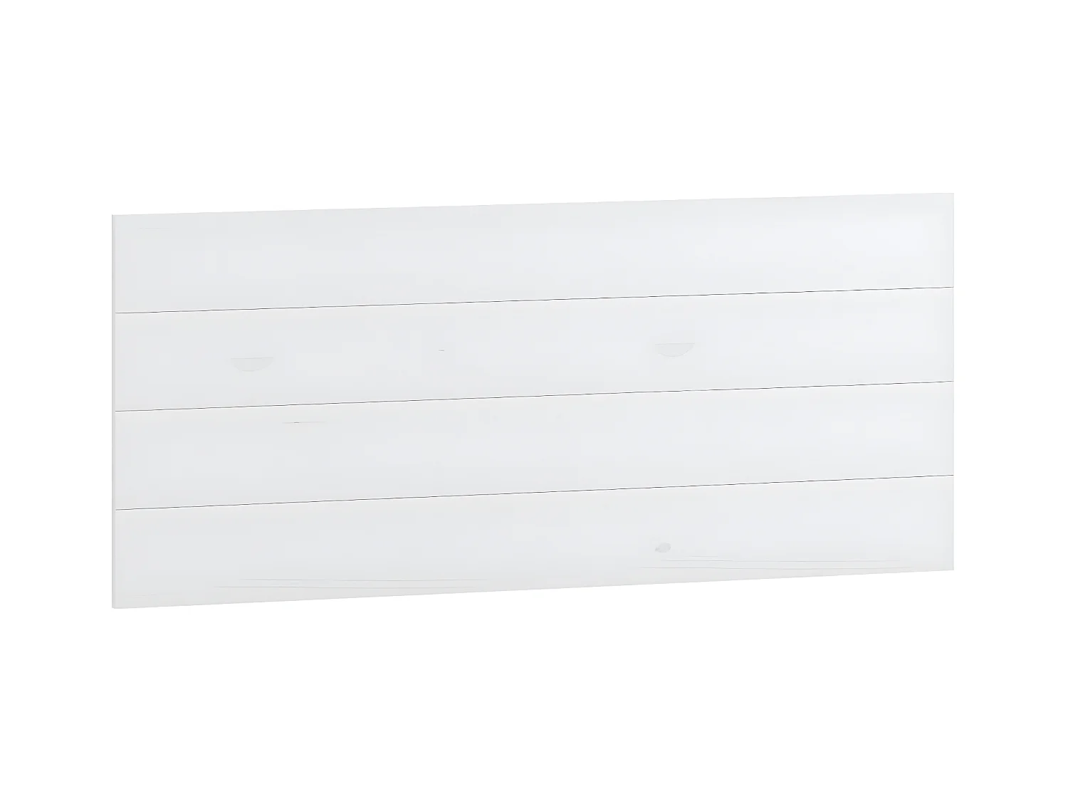 Tête de lit en bois coloris blanc - longueur 110 x hauteur 45 cm