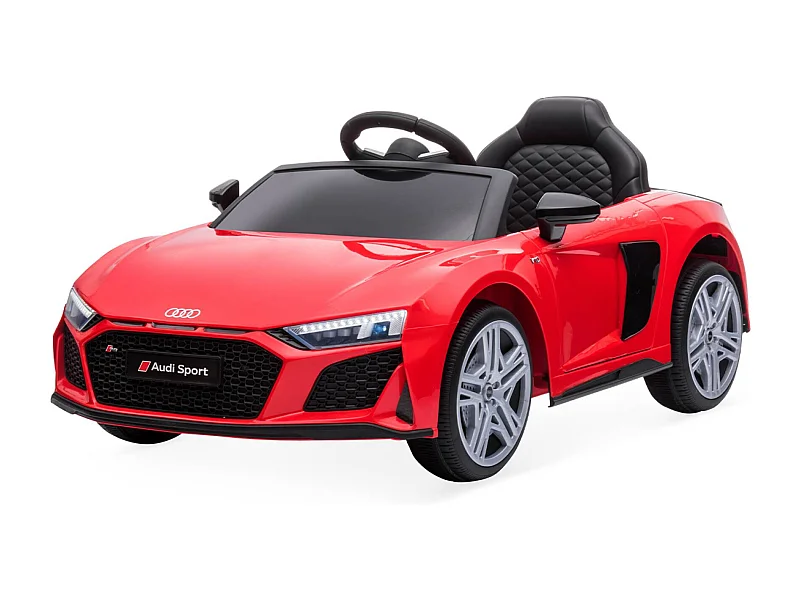 Coche eléctrico para niños audi r8 12v, 1 plaza rojo