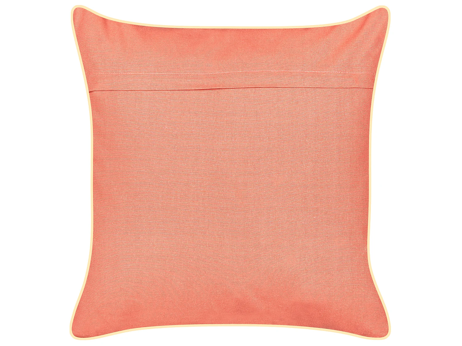 Conjunto de 2 almofadas decorativas LAMINARIA Veludo 45 x 45 cm Coral Padrão animal