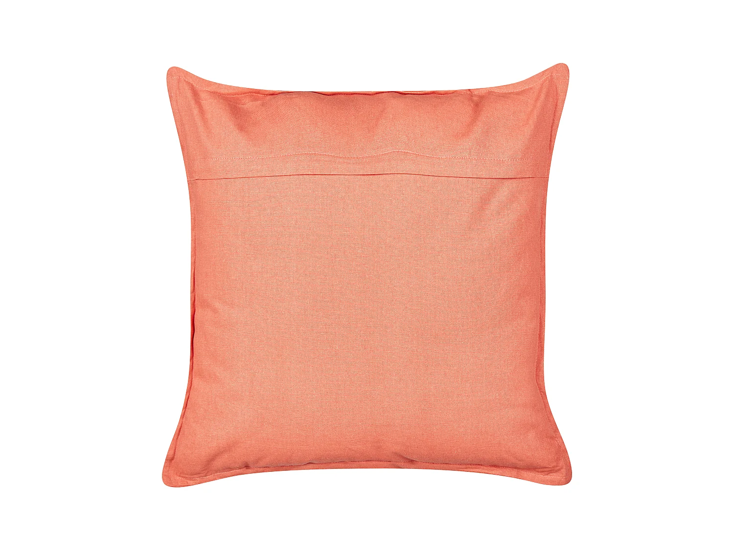 Sierkussen NORI Fluweel 45 x 45 cm Koraalrood Bladpatroon