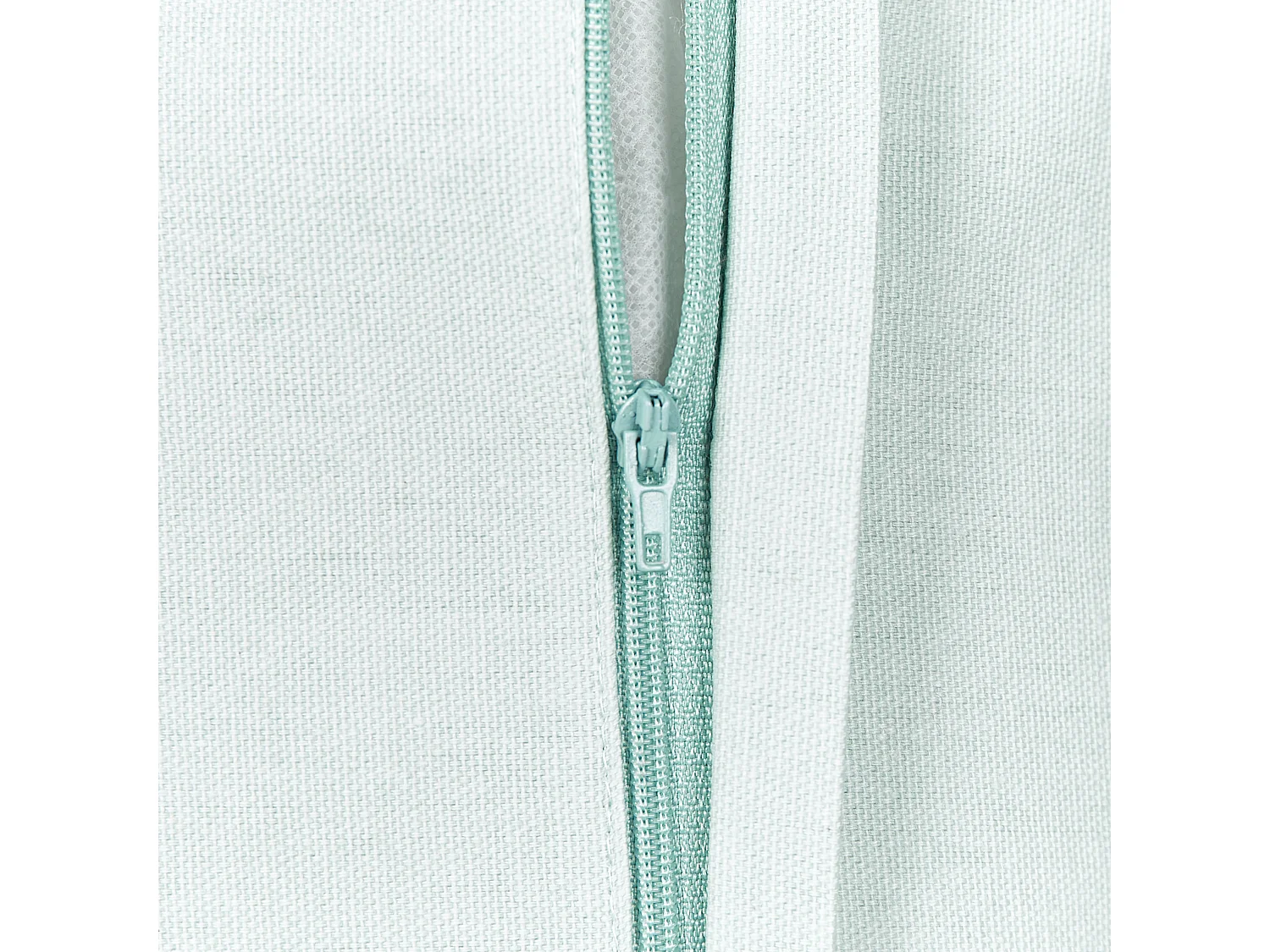 Lot de 2 coussins décoratifs NORI Coton 45 x 45 cm Vert menthe Motif de plante