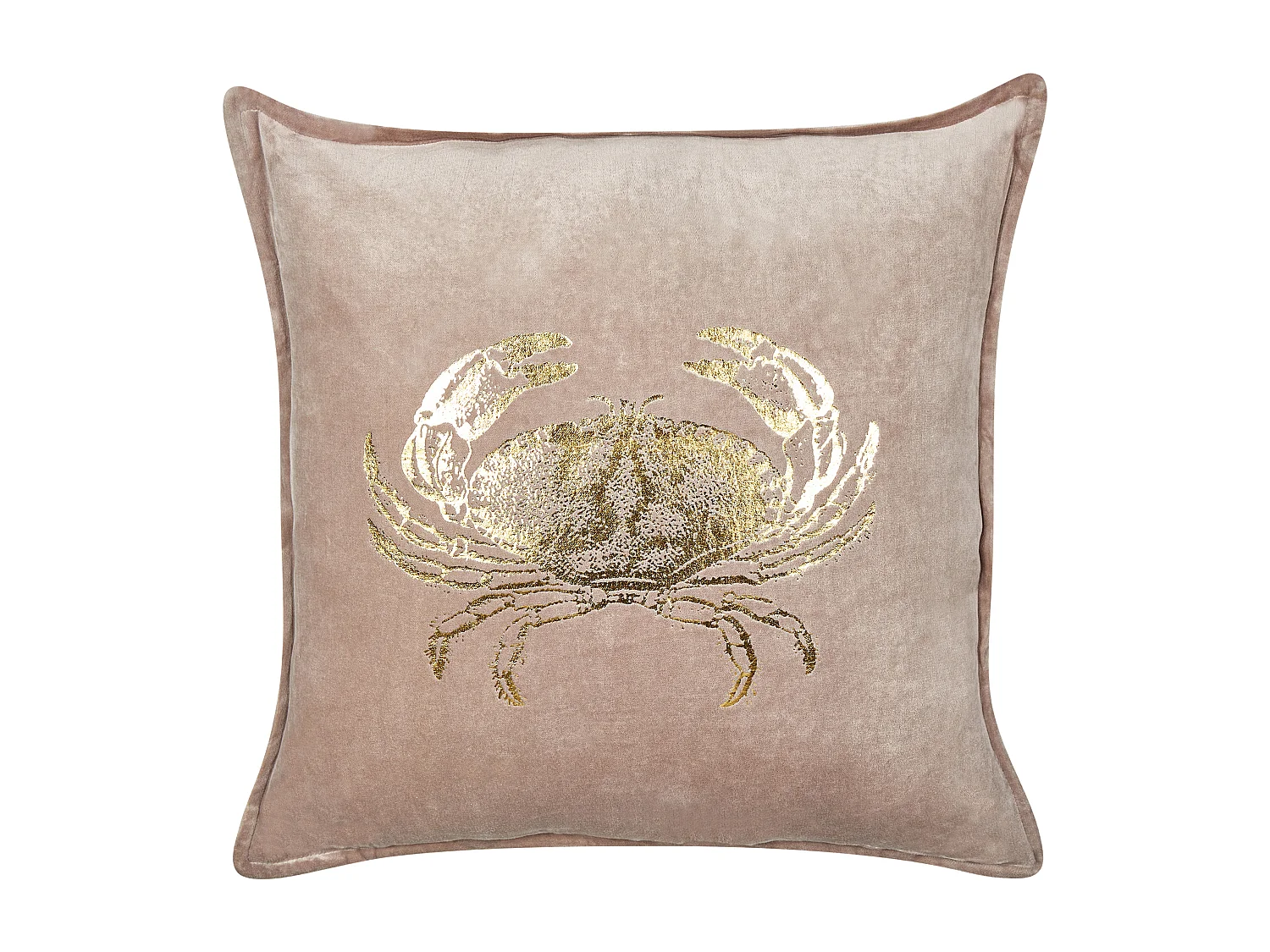 Conjunto de 2 almofadas decorativas BOSSIELLA Algodão 45 x 45 cm Taupe Padrão animal