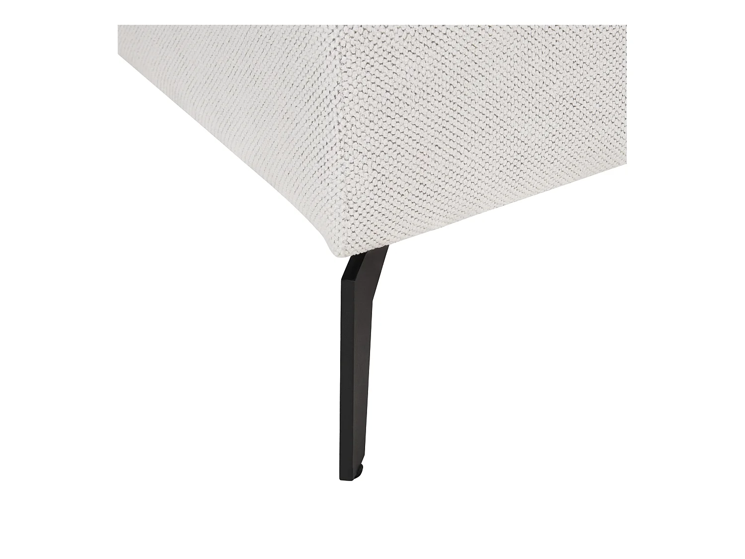Chaiselongue CHARMES Stoff Hellbeige