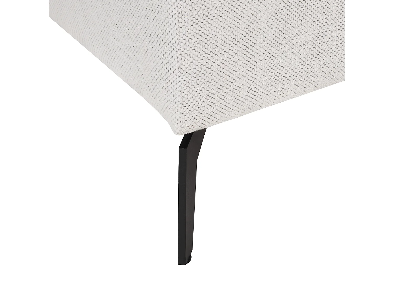 Chaise longue CHARMES Stof Lichtbeige