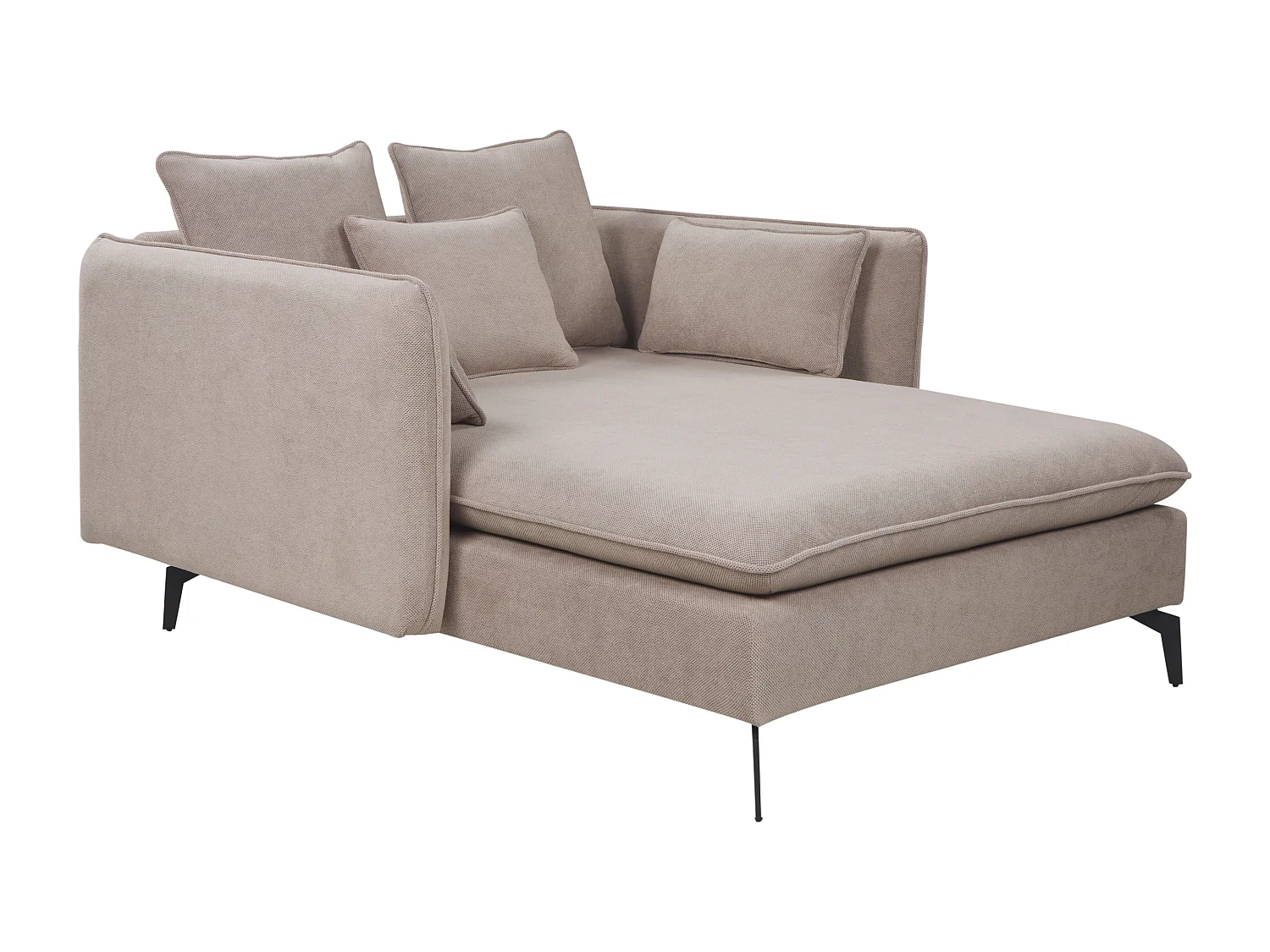 Chaise longue CHARMES Stof Taupe