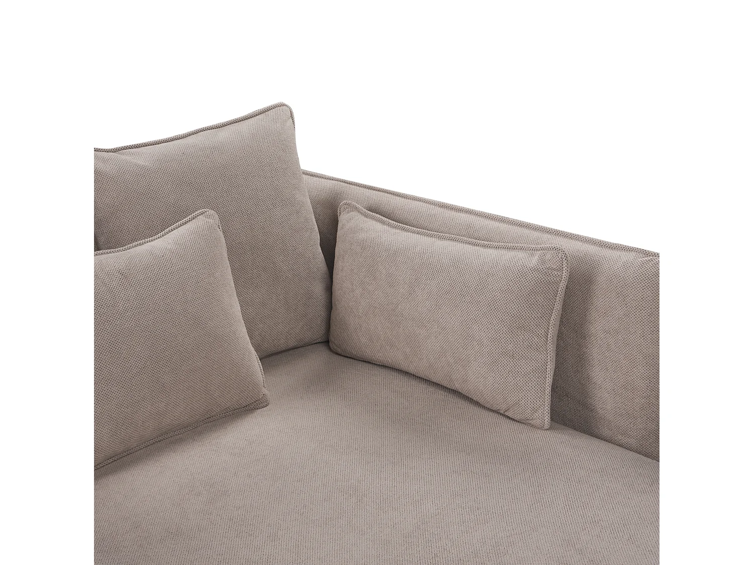 Chaise longue CHARMES Stof Taupe