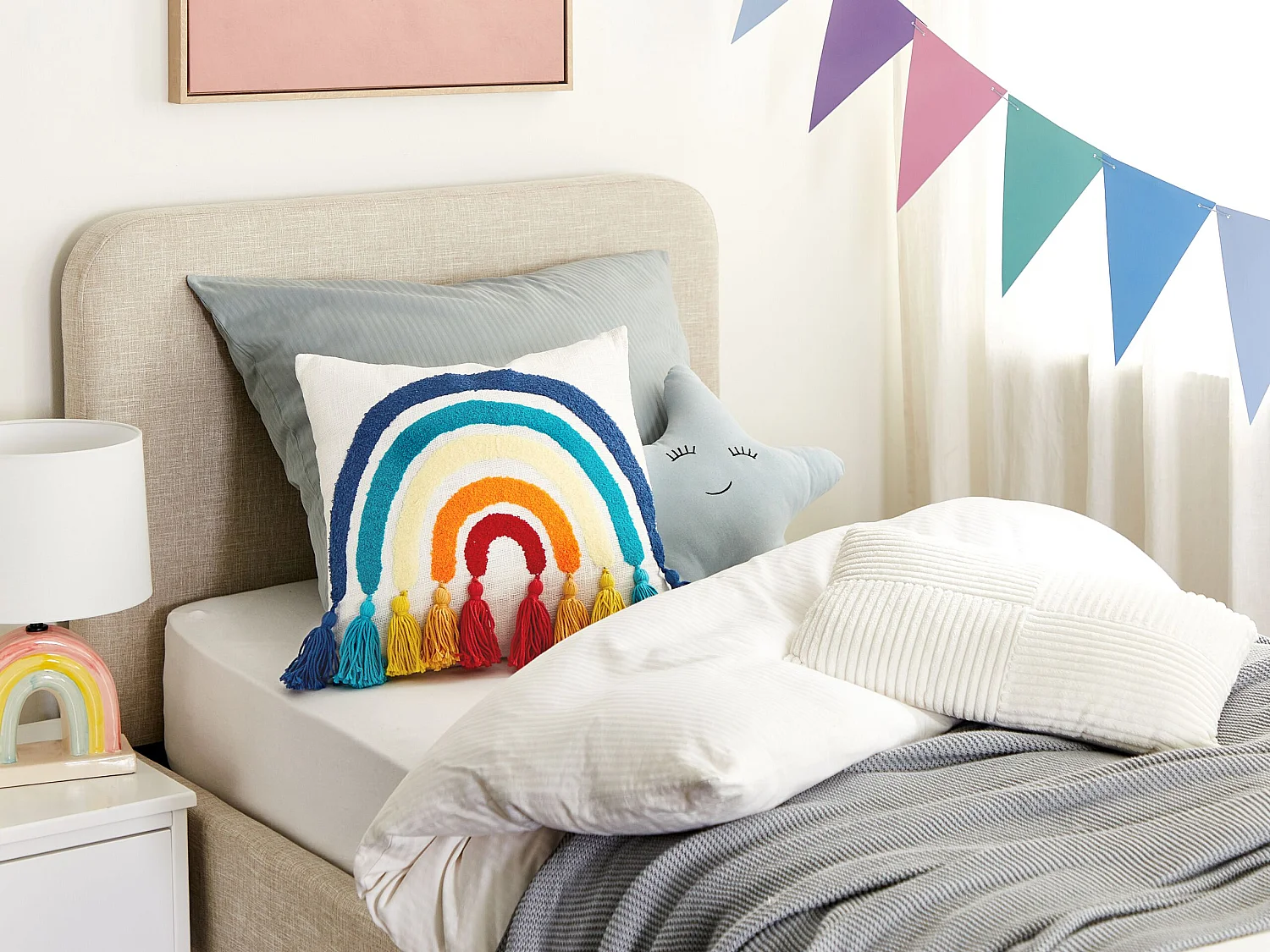 Cuscino cotone multicolore 45 x 45 cm DORSTENIA