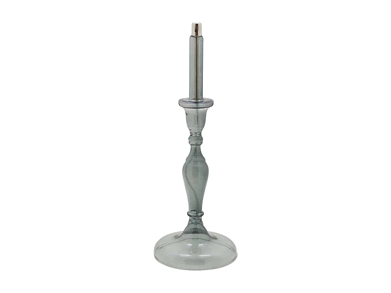 Lampe à huile en verre  smoké Candle 14 x 38.5 cm