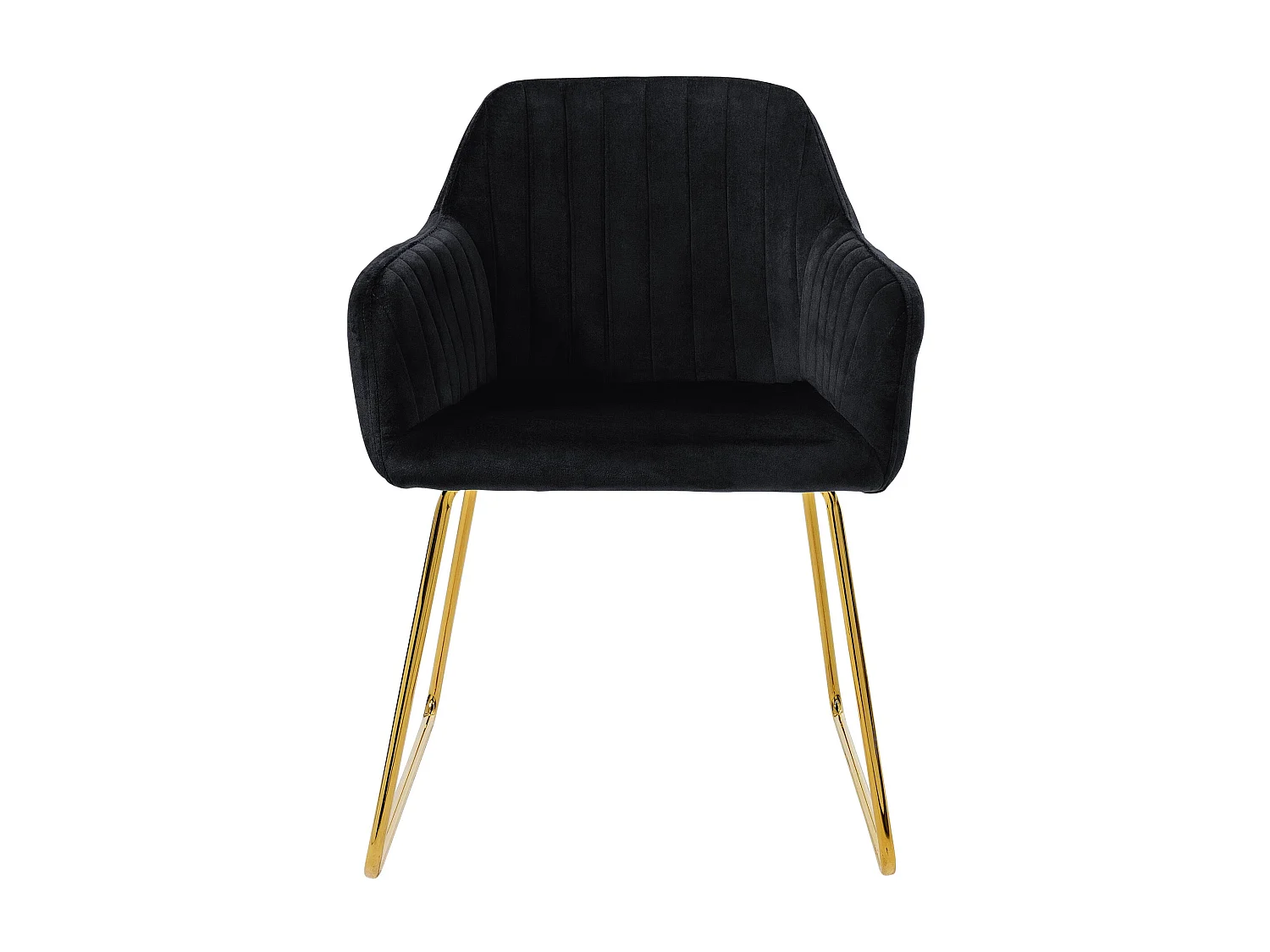 Set di 6 sedie per sala da pranzo soggiorno in velluto nero poltrona ergonomica