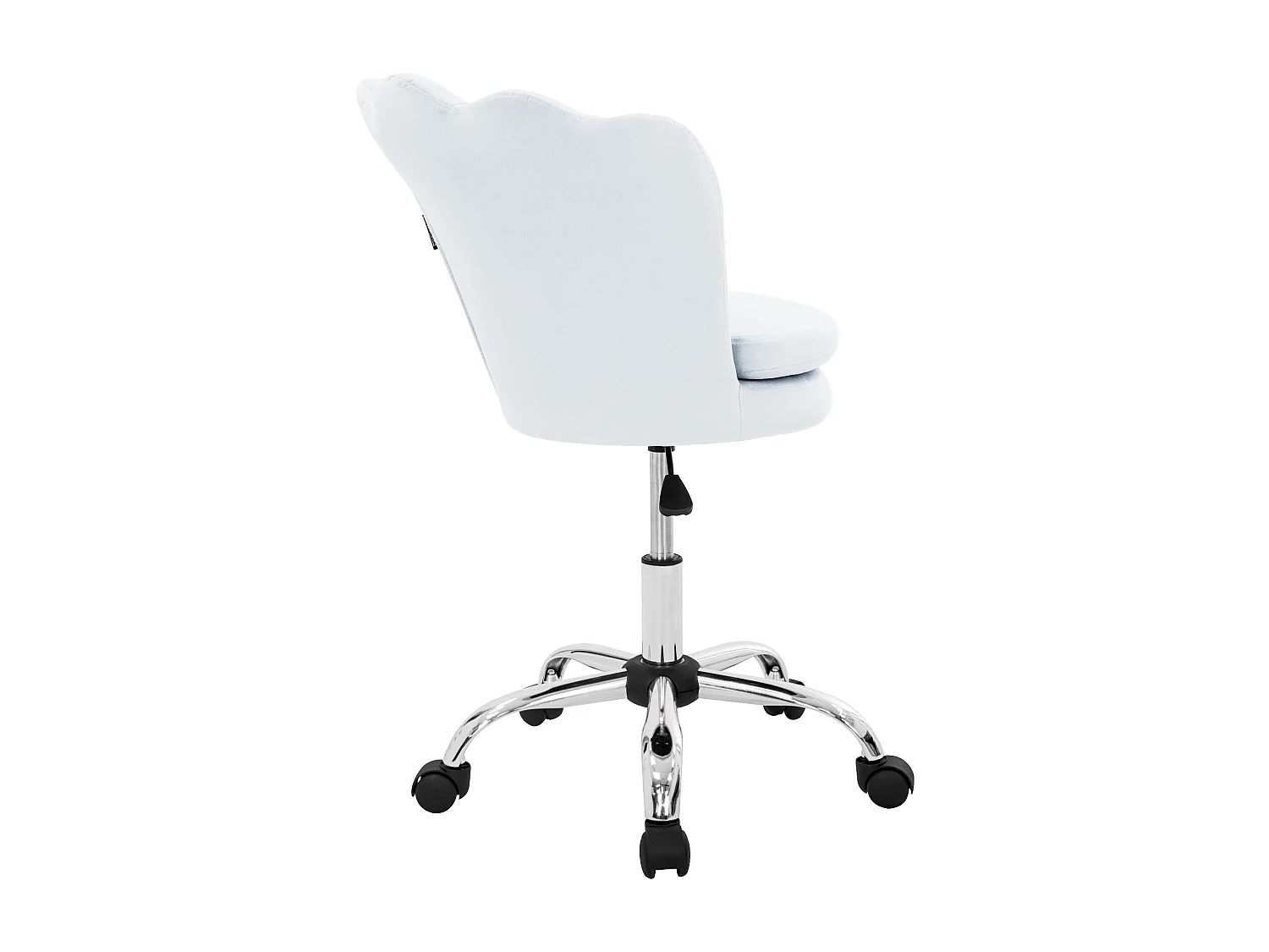 Silla de oficina asiento de terciopelo sillón ergonomico moderno azul claro