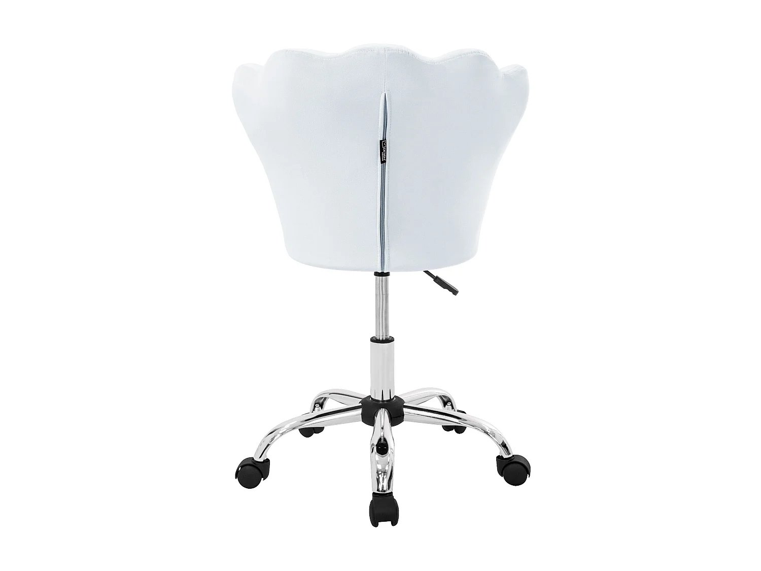 Silla de oficina asiento de terciopelo sillón ergonomico moderno azul claro