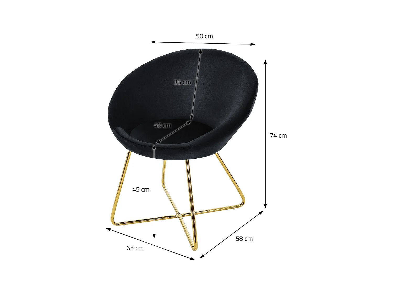 Set di 2 sedie da pranzo sedie imbottite sedie da soggiorno sedie da cucina vell