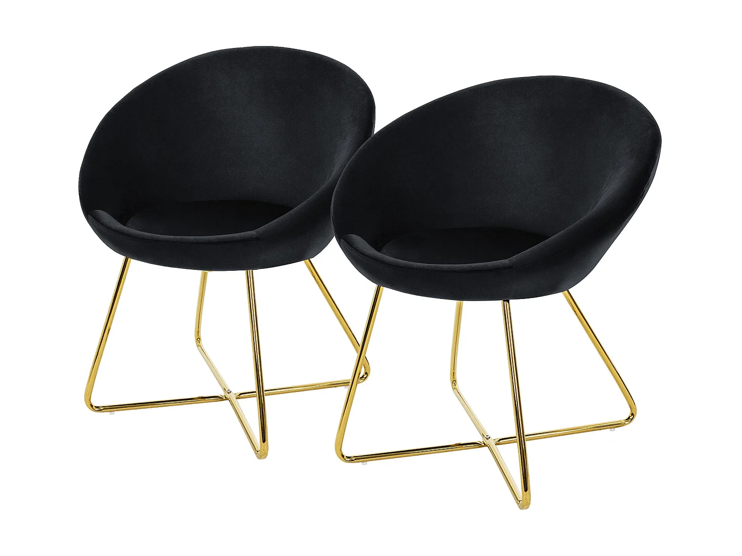 Lot de 2 chaises de salle à manger Chaises rembourrées Chaises de salon Chaises