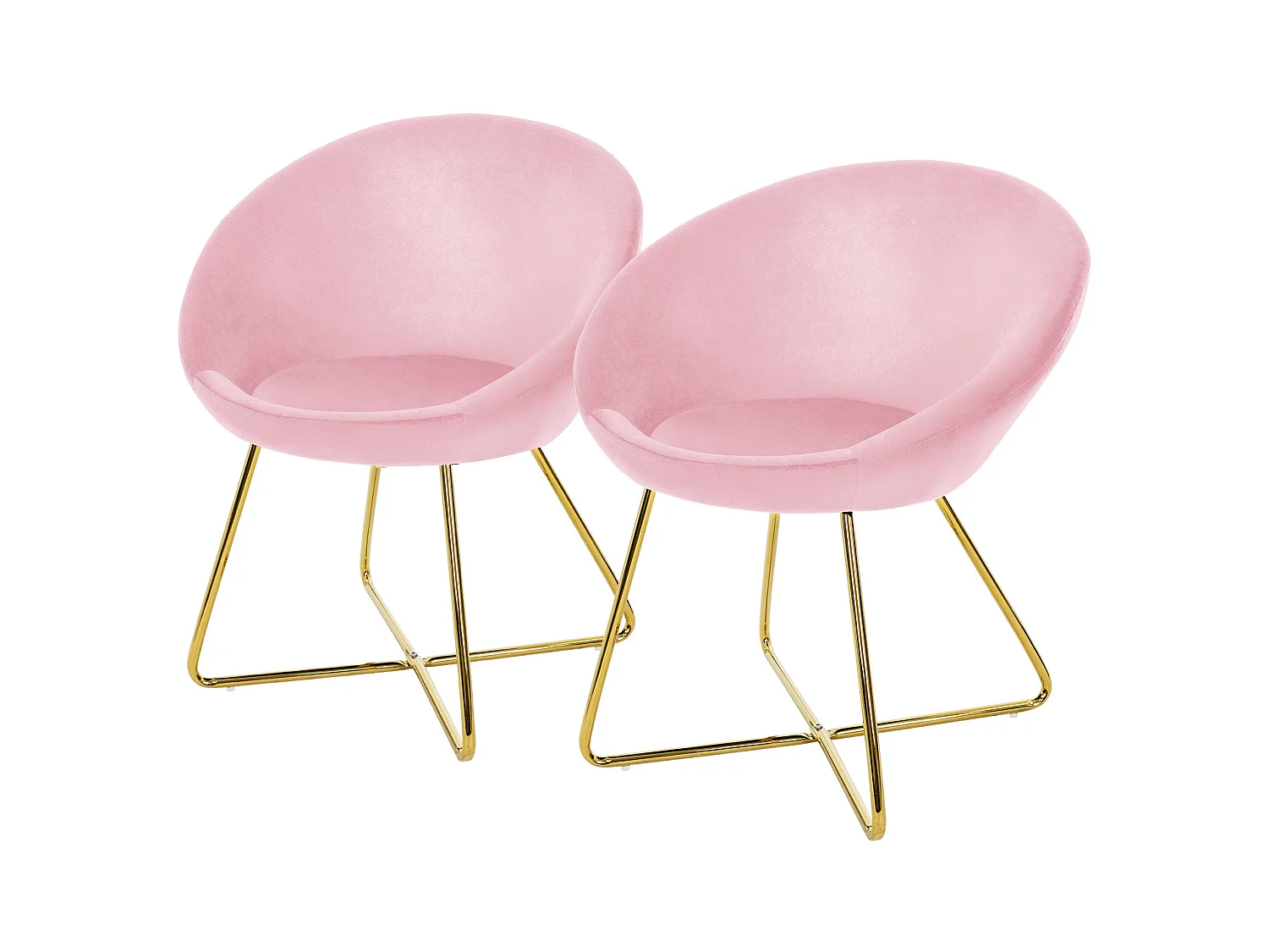 Lot de 2 chaises de salle à manger Chaises rembourrées Chaises de salon Chaises