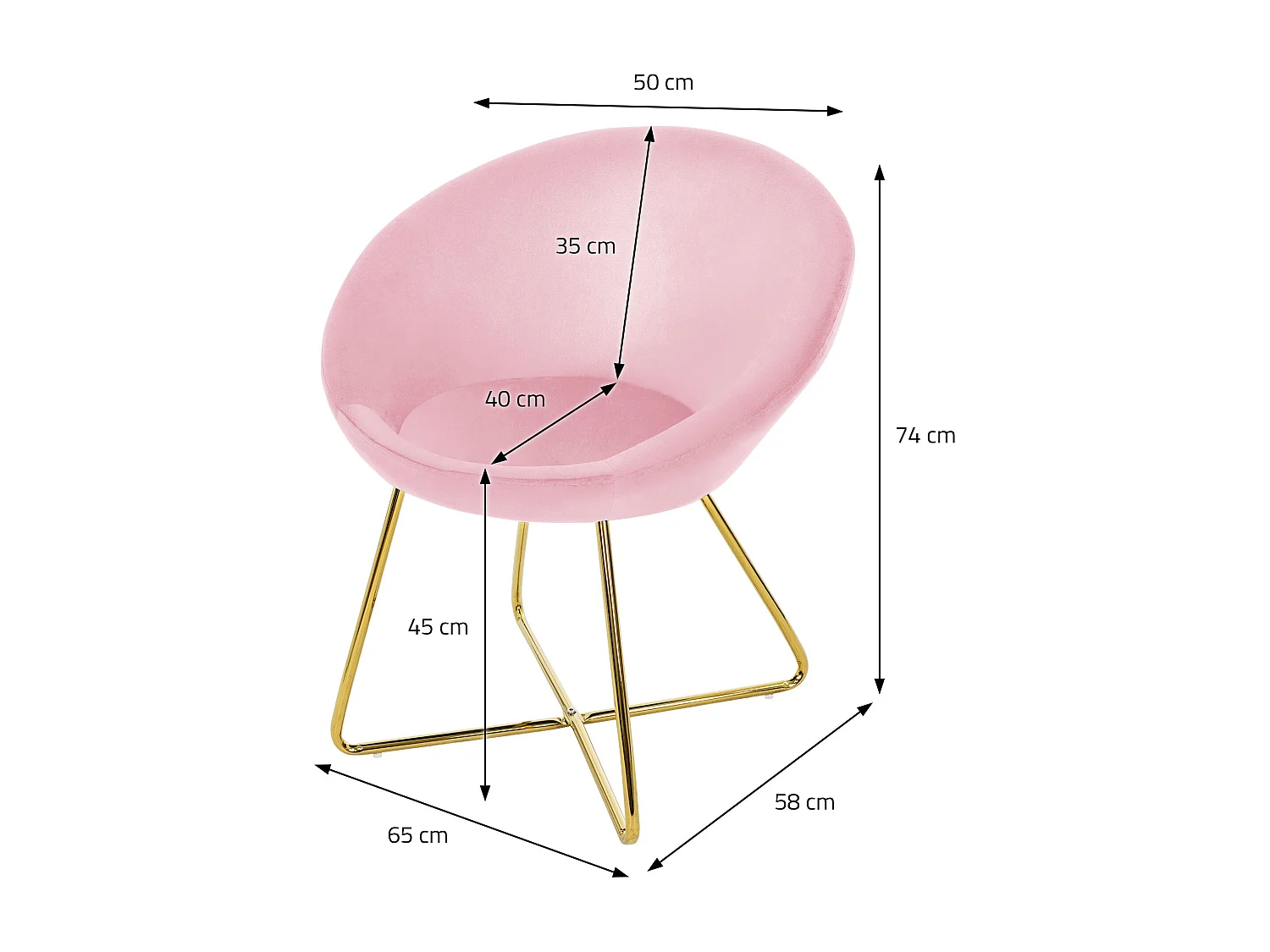 Set di 2 sedie da pranzo sedie imbottite sedie da soggiorno sedie da cucina vell