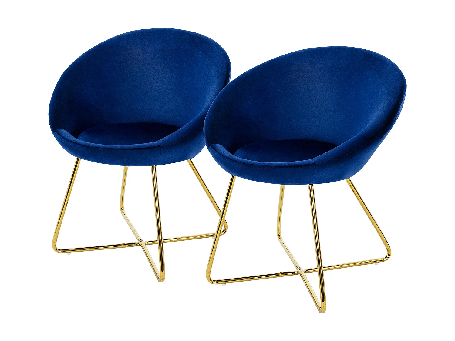 Set di 2 sedie da pranzo sedie imbottite sedie da soggiorno sedie da cucina vell