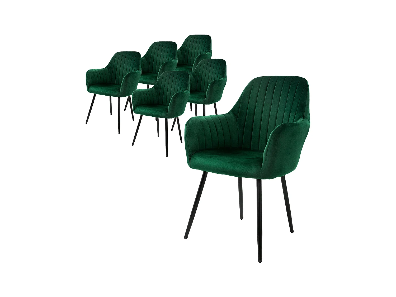 Set di 6 sedie da sala da pranzo sedie da soggiorno sedia da cucina sedia imbott