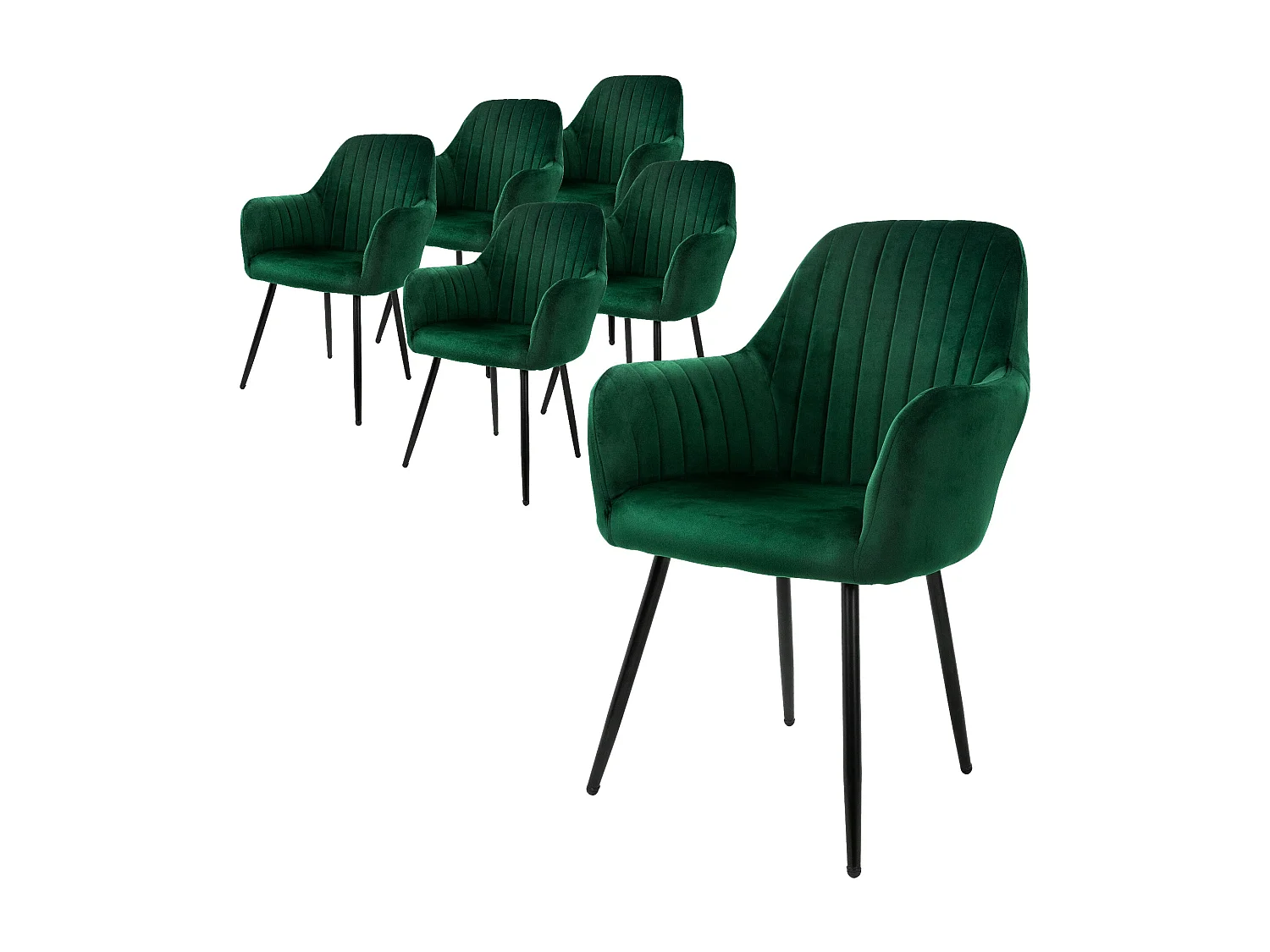 Set di 6 sedie da sala da pranzo sedie da soggiorno sedia da cucina sedia imbott